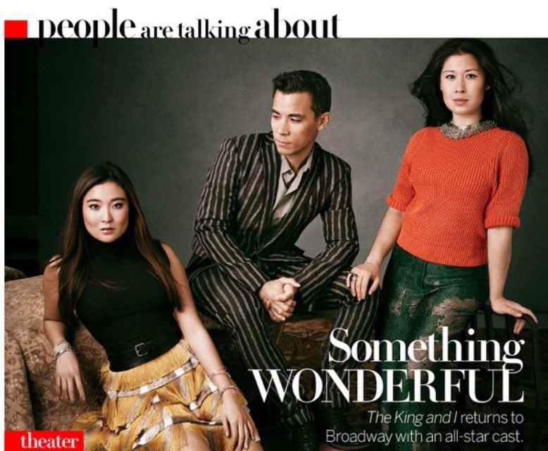 Vogue, April 2015 issue Ashley Park, Conrad Ricamora, Ruthie Ann Miles