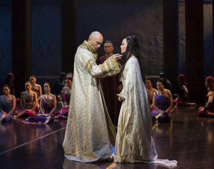 Ashley Park & Ken Watanabe. THE KING AND I (Broadway, 2015)