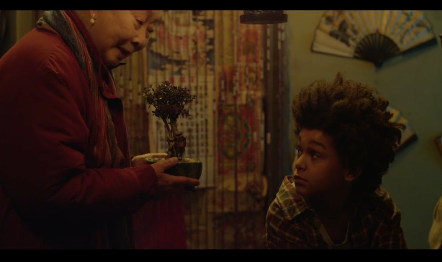 Still of Lisa Lu and Jaden Michael in Penzai (2016)