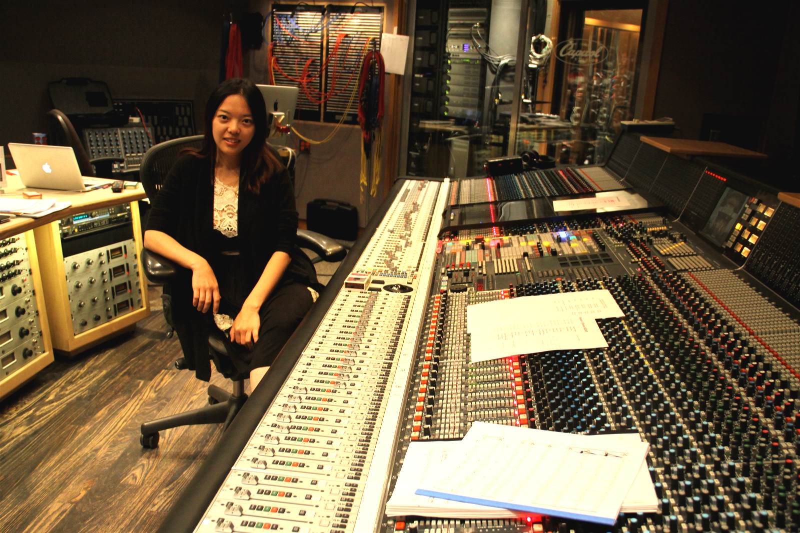 Recording at Warner Bros, Los Angeles