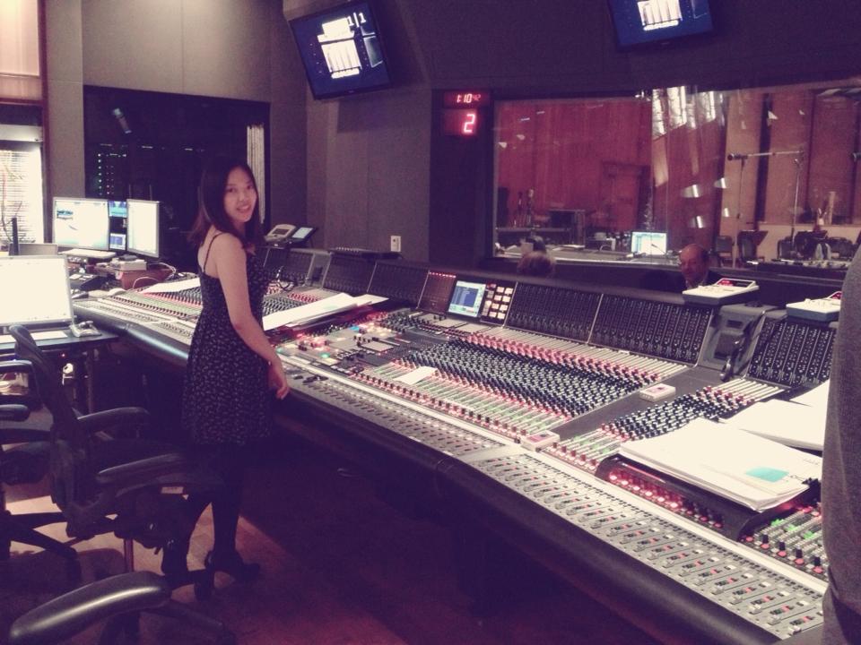 recording film music at Warner Brother Eastwood Scoring Stage