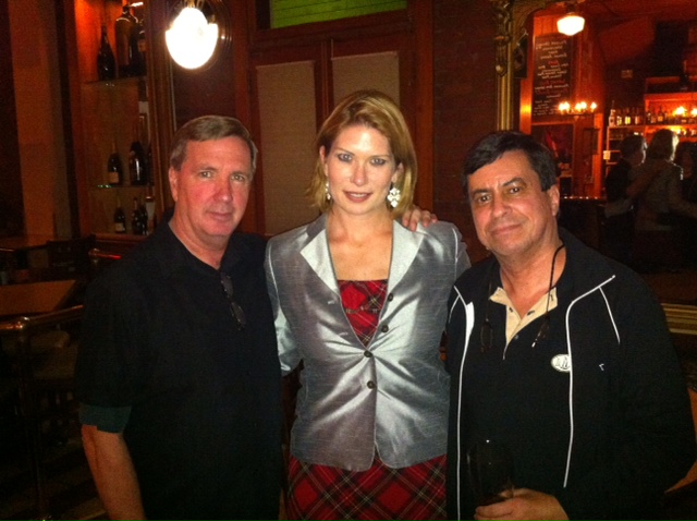 Heidi Philipsen with Asbury Shorts Founders (in Albany, NY after the Asbury Shorts Show featuring HER TELLING HEART at the Linda)