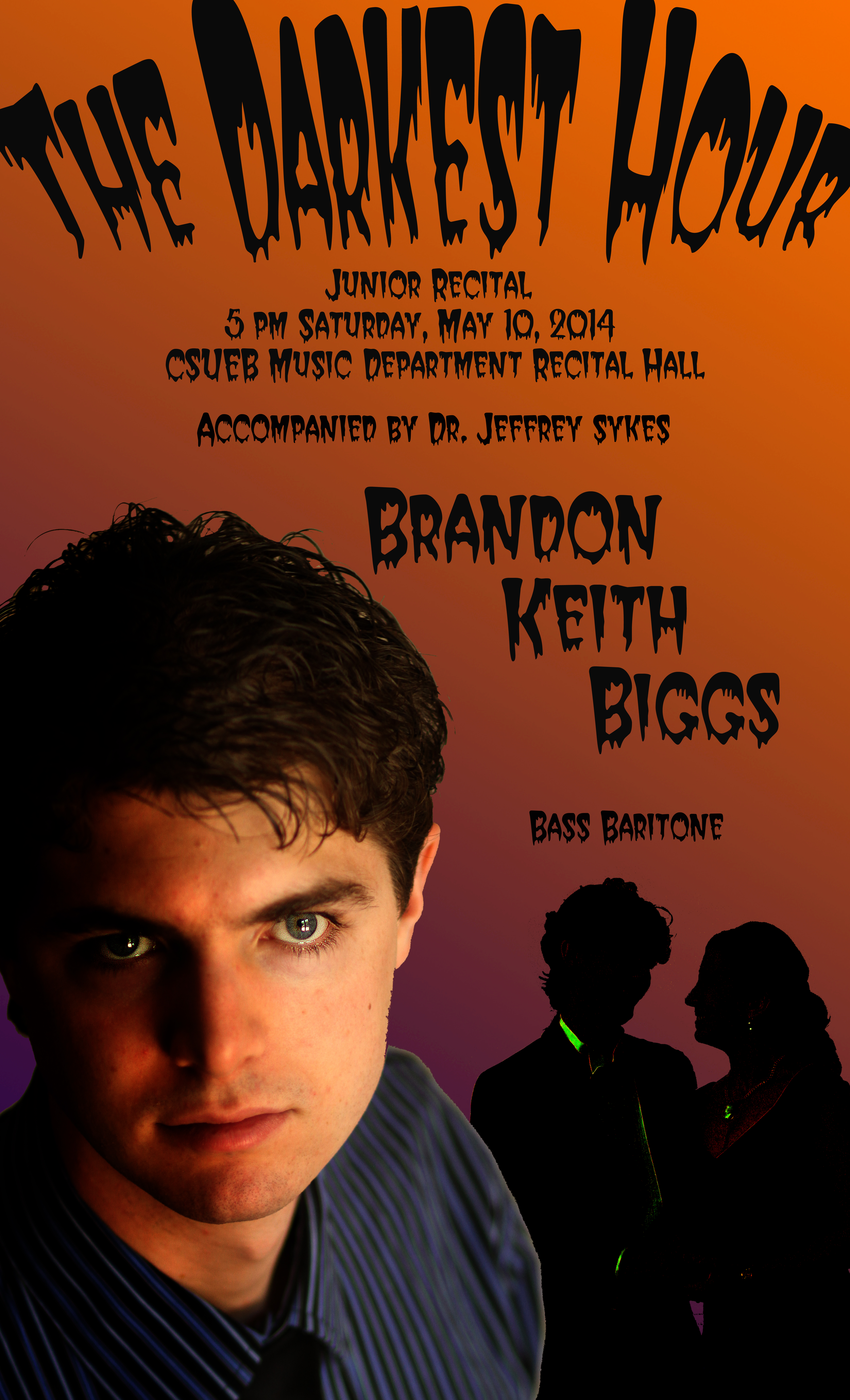 The Darkest Hour Junior Recital 2014 Brandon Keith Biggs