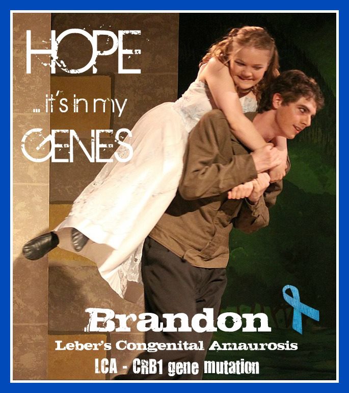 Hope...it's in my Genes Picturing Brandon Keith Biggs as Rolf in Sound of Music dancing with Liesl.