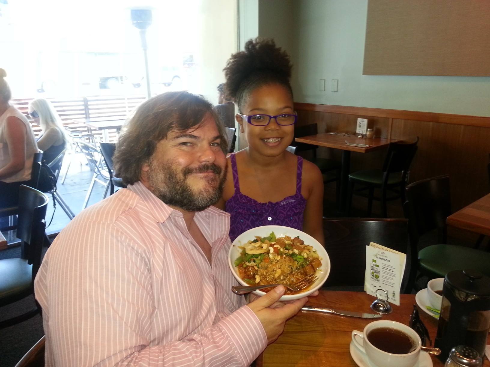 Lunch with Jack Black