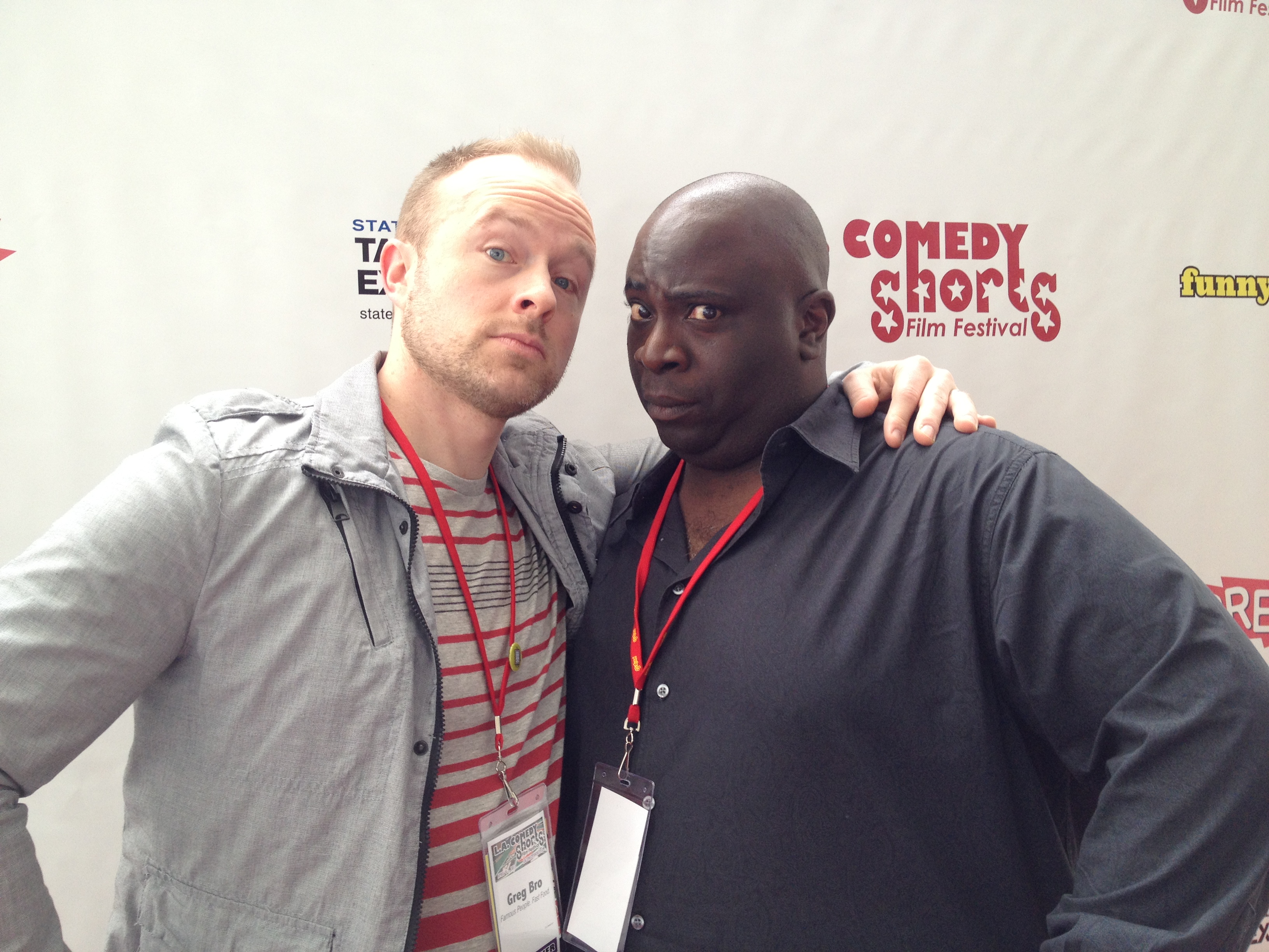 Greg Bro and Gary Anthony Williams at the L.A. Comedy Shorts Film Festival in 2013.