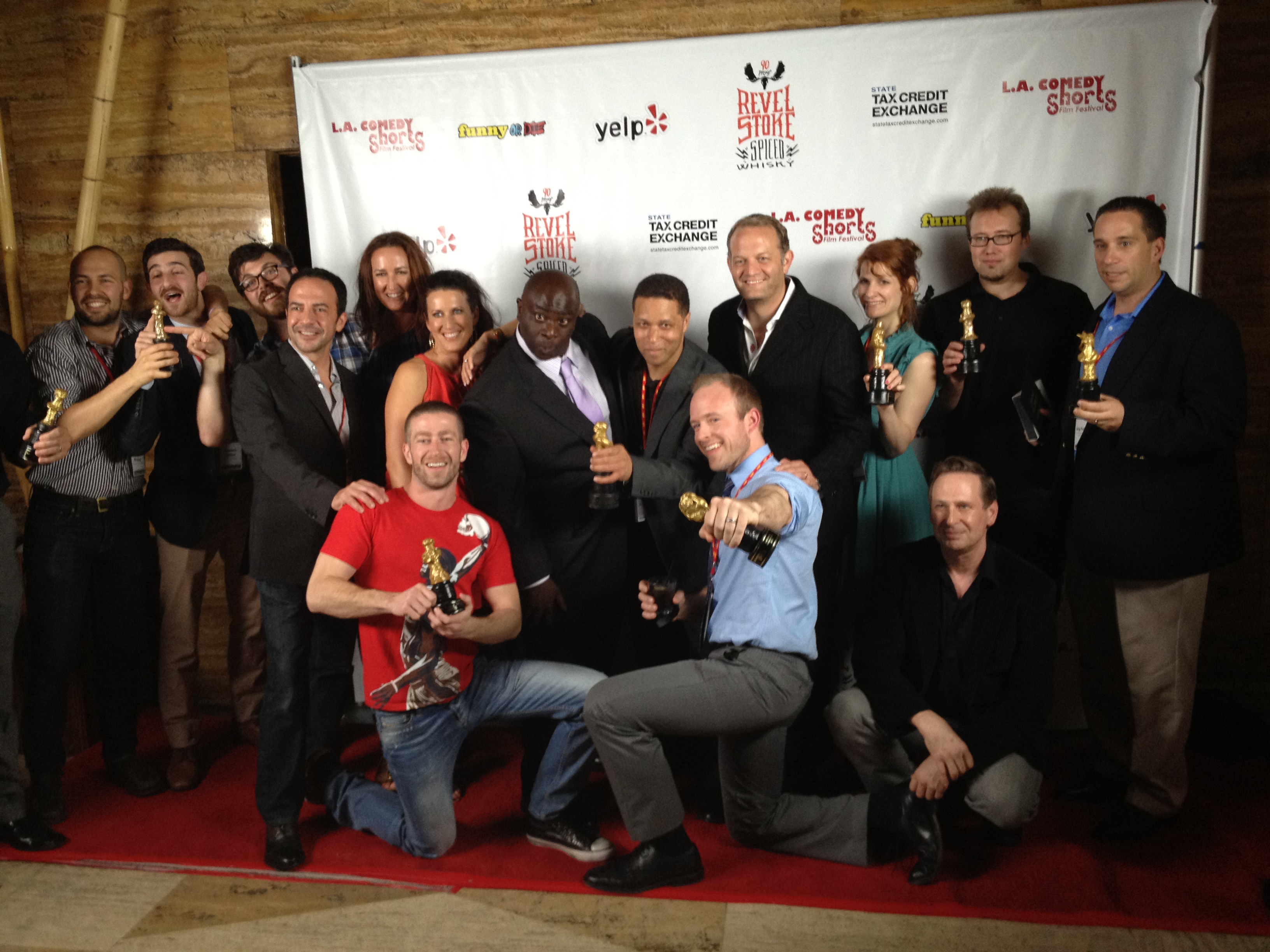 Winners at the 2012 L.A. Comedy Shorts Film Festival