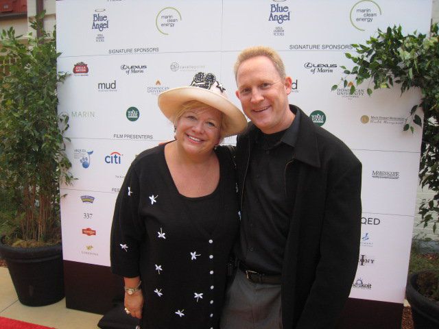 with movie critic Jan Wahl (KCBS 740) at The Sausalito Film Festival