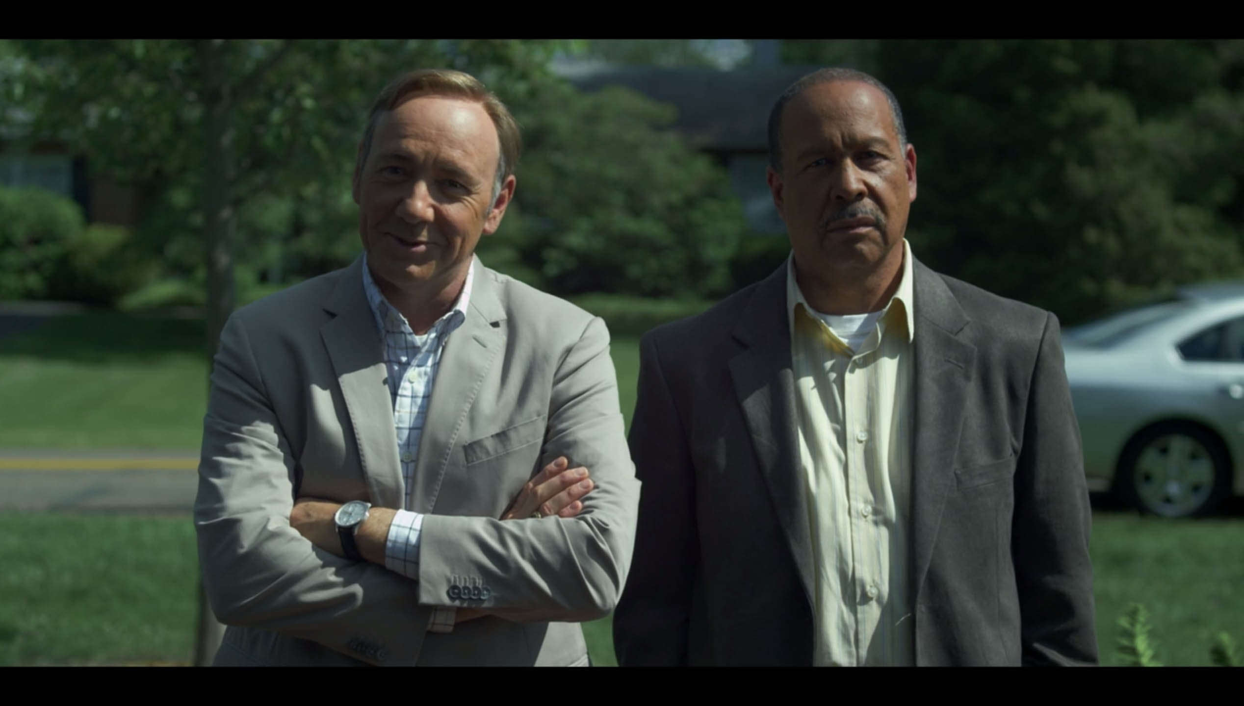 With Kevin Spacey in HOUSE OF CARDS