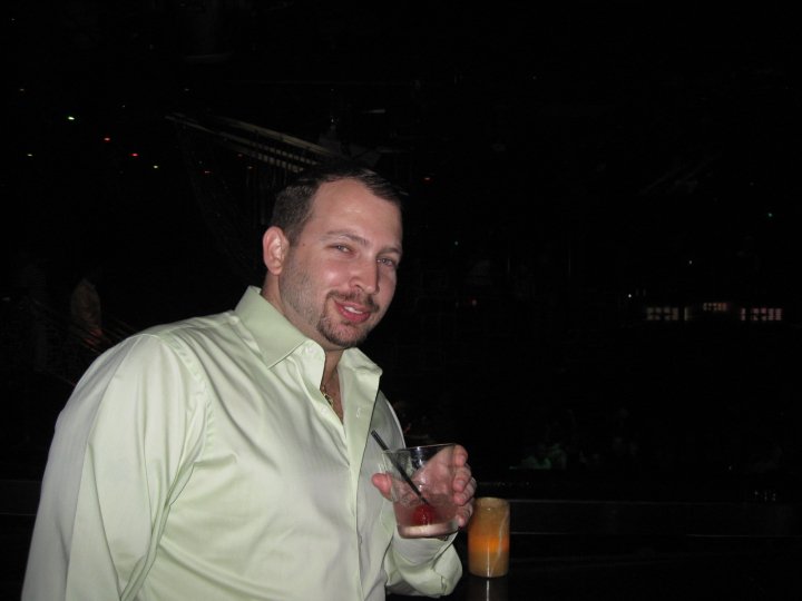 Matt Pope captured at nightclub The Bank at Bellagio in Las Vegas.