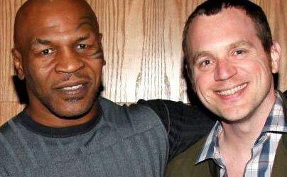 With Mike Tyson at the Pantages for the debut of his one-man show.