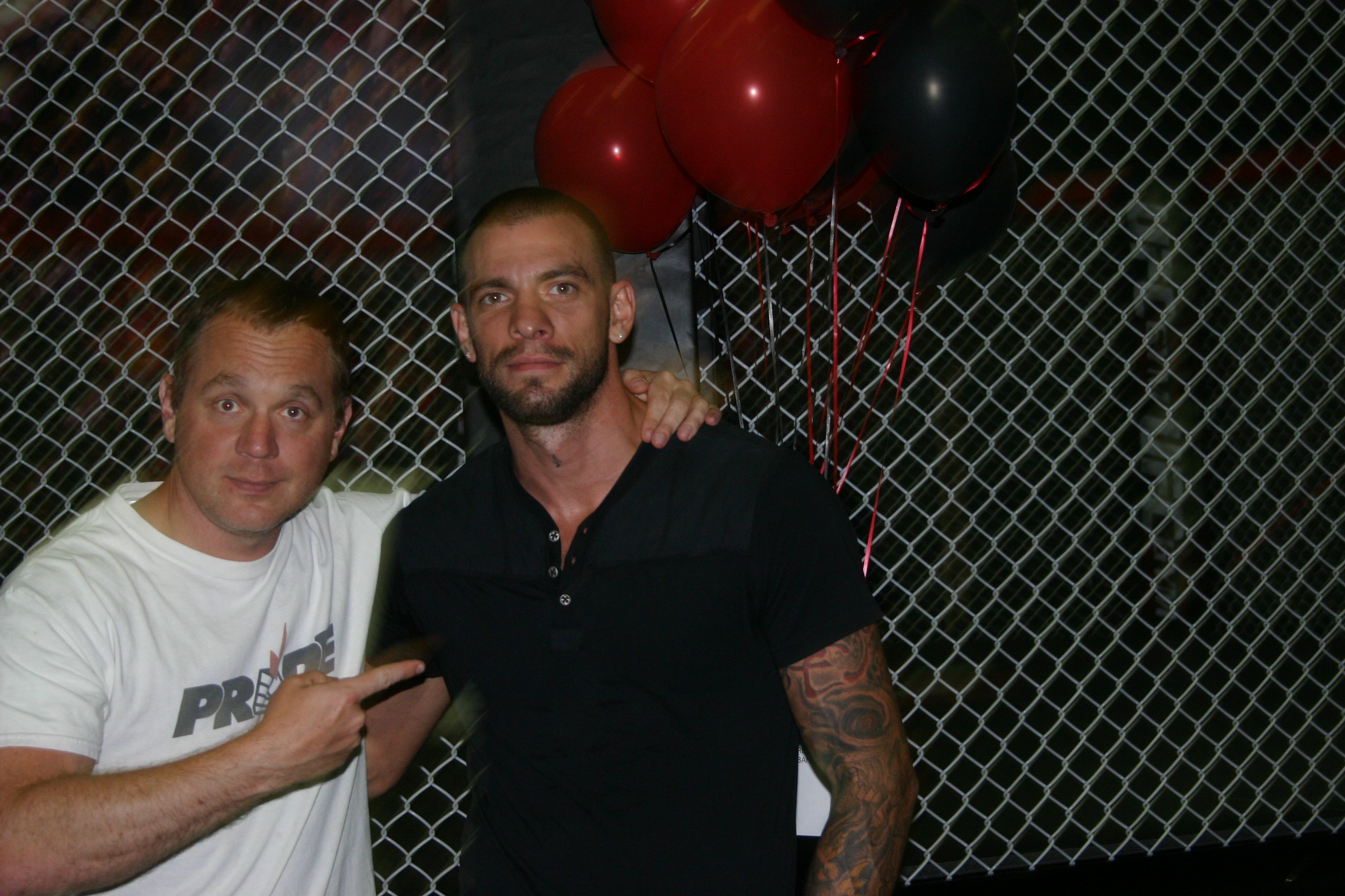 With GLORY middleweight kickboxing champion Joe 