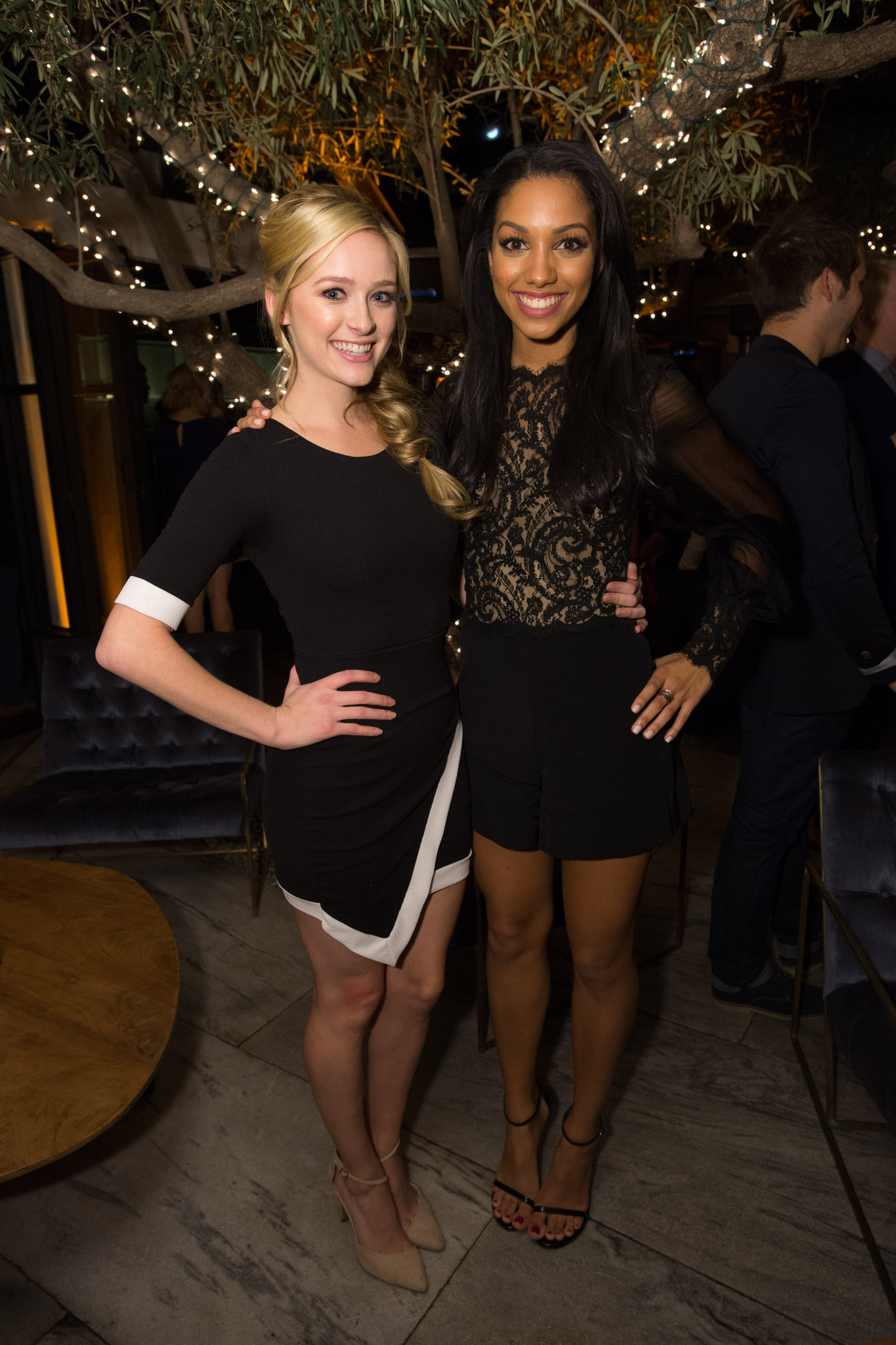 Greer Grammer and Corinne Foxx