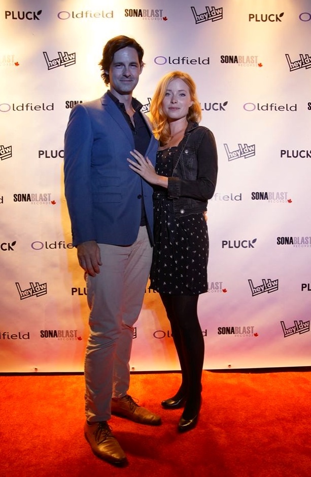 Matthew Edison and Hannah Anderson at TIFF 2015 Young Filmmakers party