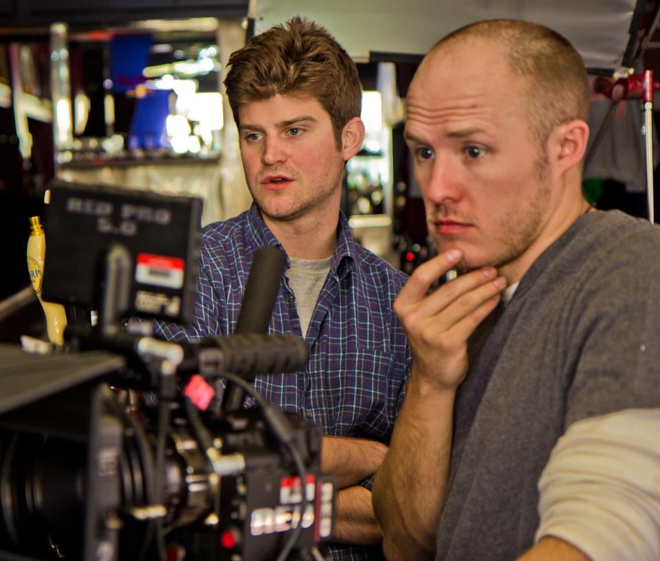 Director Ryan Moody with Cinematographer Ragland Williamson on the set of 