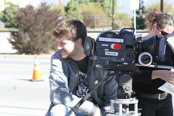 Ryan Moody-Director of Photography, on the set of 