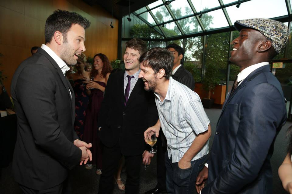 Directors Ben Affleck, Ryan Moody, Carlos Marques-Marcet, and Shadae Lamar Smith share a laugh at the 2013 UCLA Film Festival.