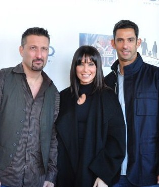 Adam DiSpirito, Laura and Jorge Posada arrive at the Jorge Posada Foundation's Basebowl event at Chelsea Piers, NYC USA