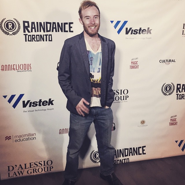 Josh Cruddas at the Raindance Toronto Party, Toronto International Film Festival 2015