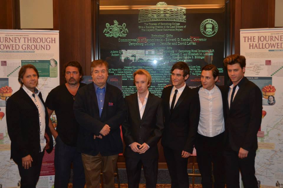 Josh Cruddas with Augustus Prew, Angus MacFadyen, Ron Maxwell, Francois Arnaud and others at event of Copperhead
