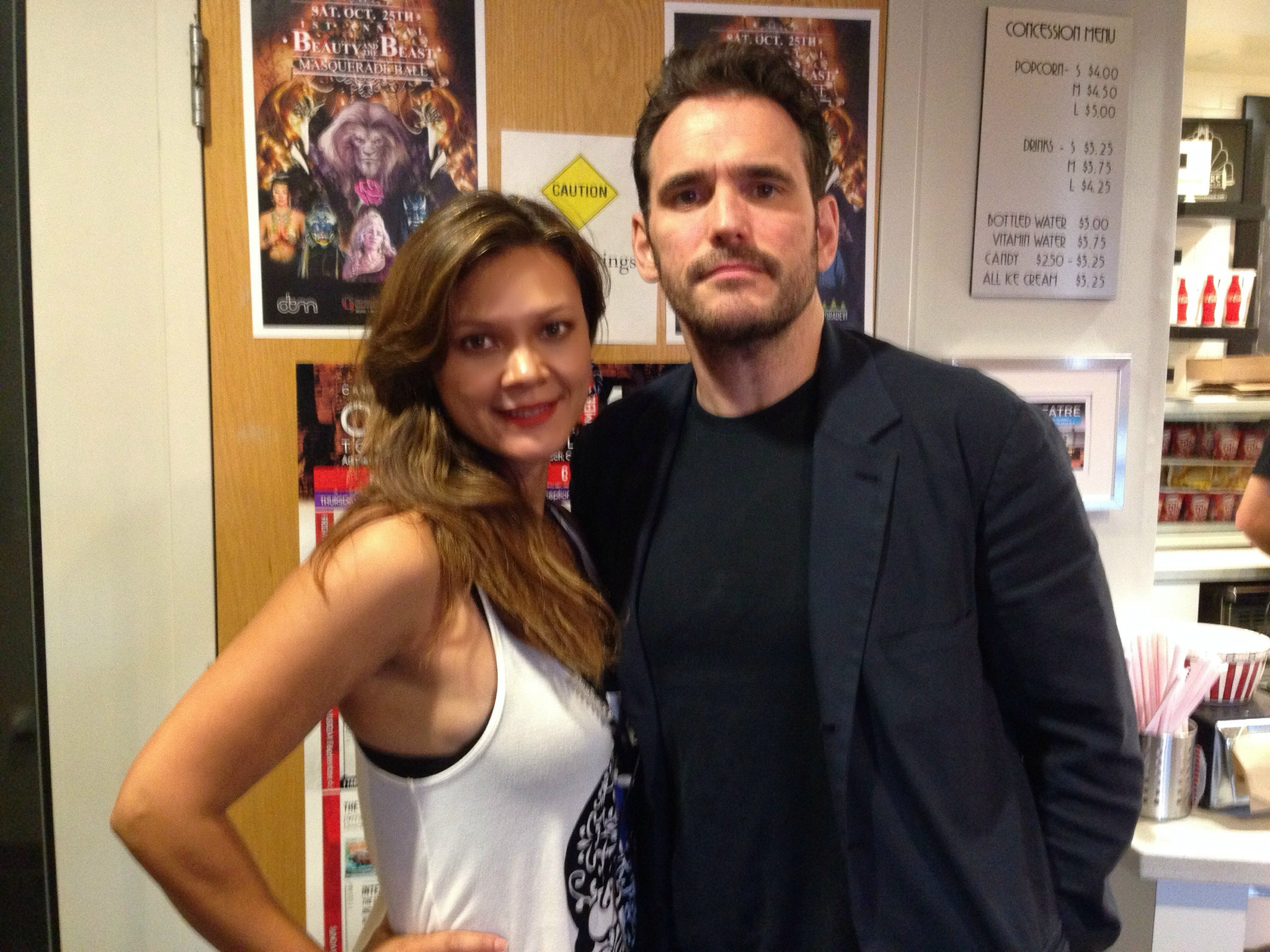 Kimberly Pal and Matt Dillon at The Cambodian Town Film Festival in 2014.