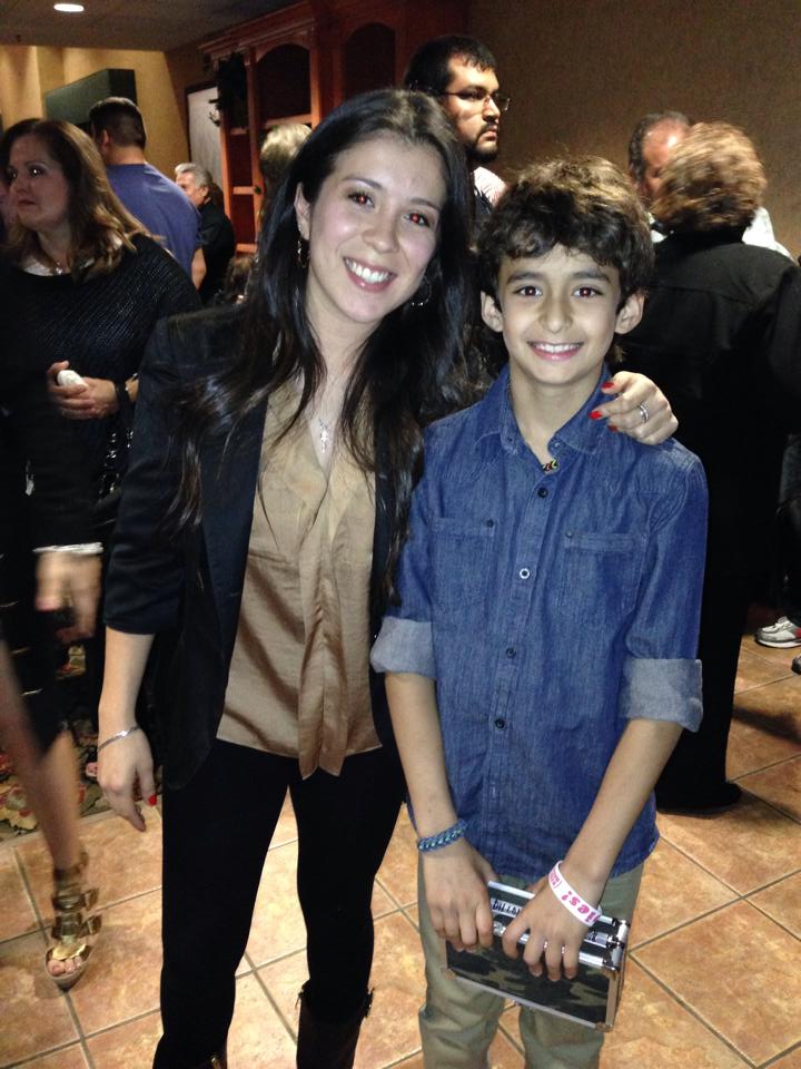 Director Marie J. Magdaleno with actor, Seth Heggie at Fearless Fight movie premiere.