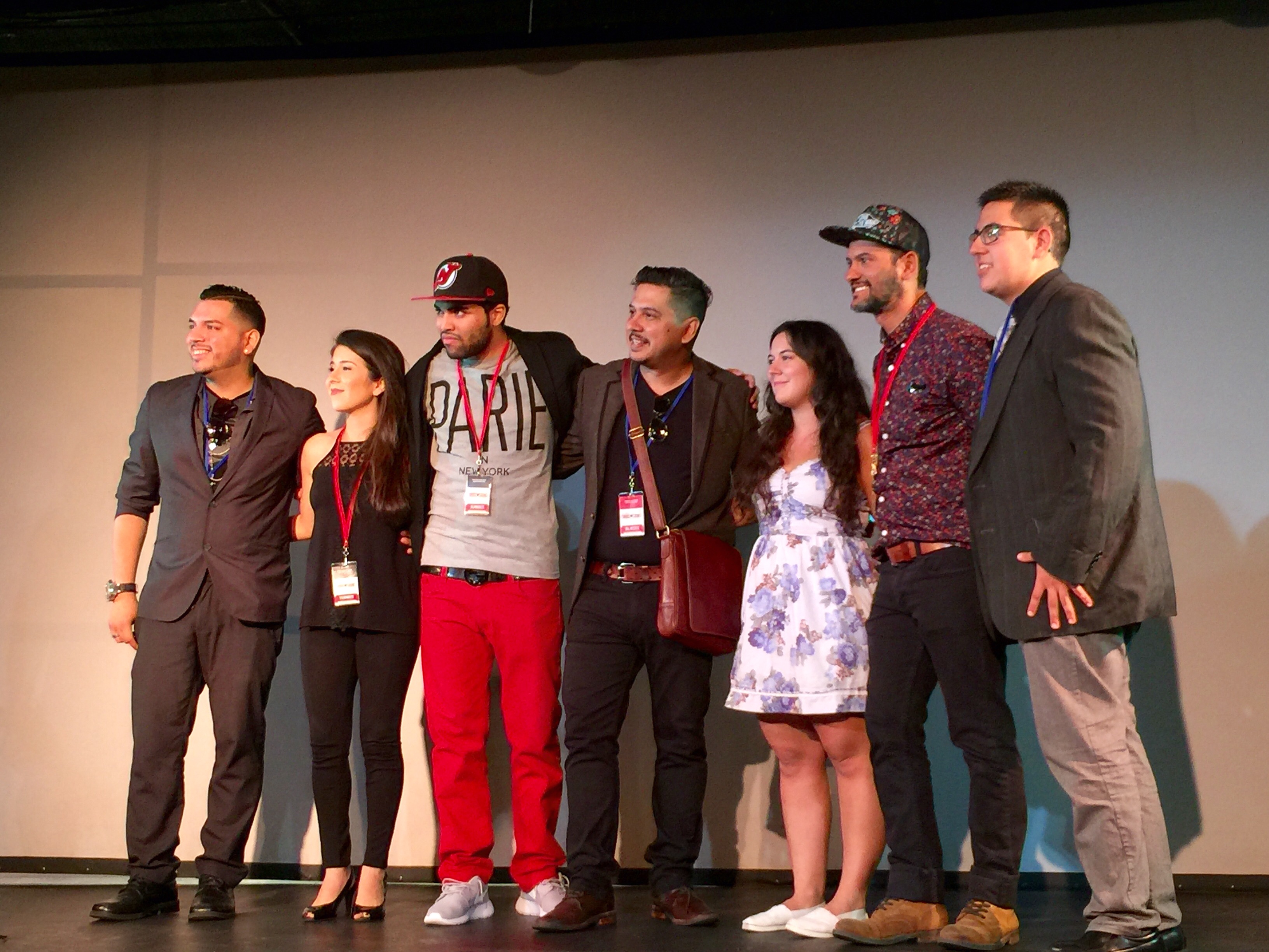 Director Marie J. Magdaleno at the Official Latino Film Festival in Harlem, NYC, 2015.