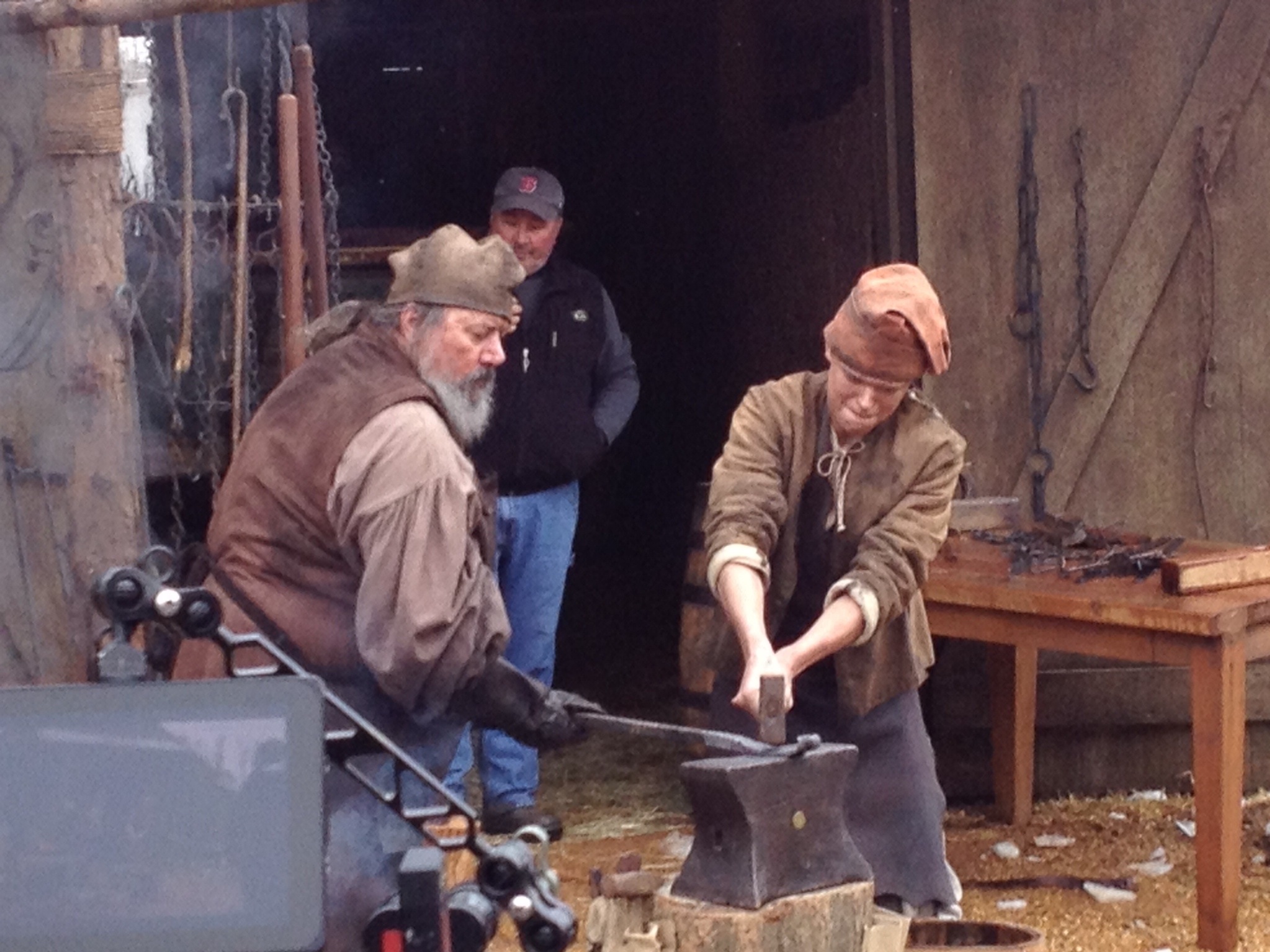 Zachary Filming Ep 4 of Salem as the Teenage Apprentice