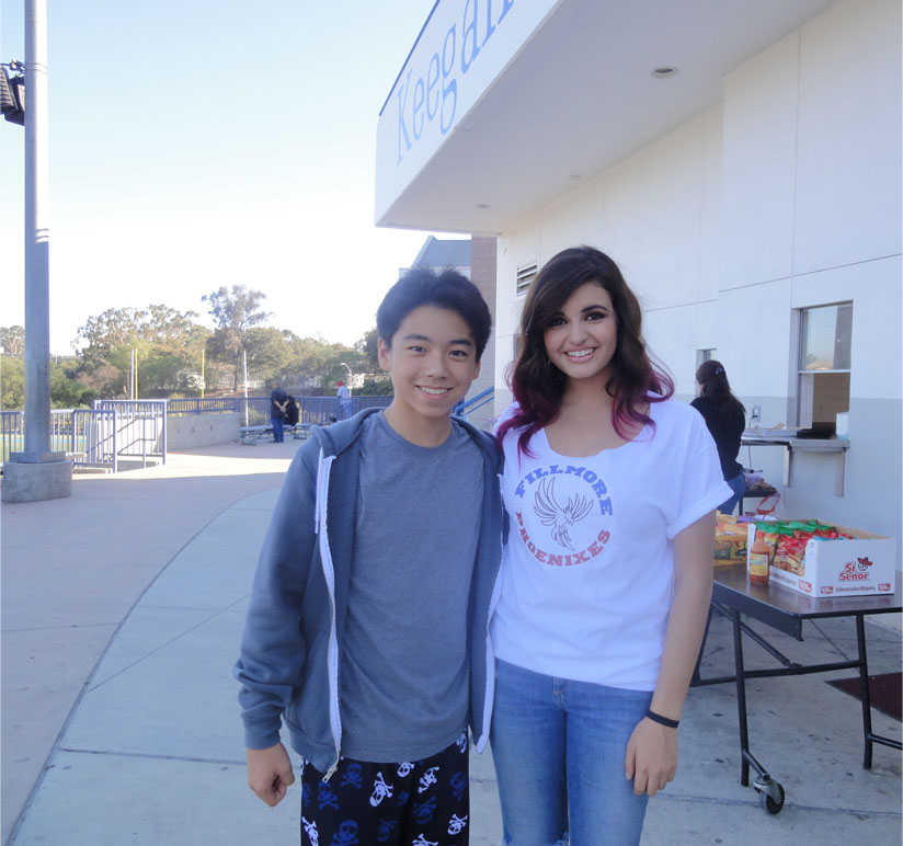 Austin Chandra and Rebecca Black in Eric Finley: Comment Counselor