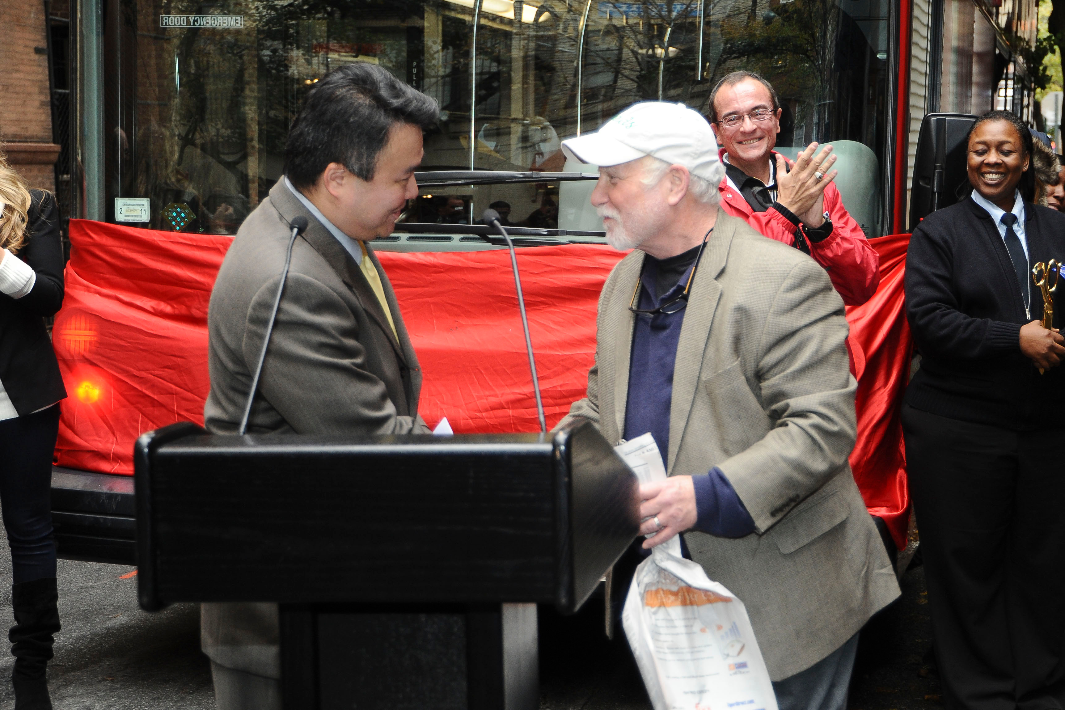 David W. Chien with Ride of Fame Honoree Richard Dreyfuss (November 5th, 2010).