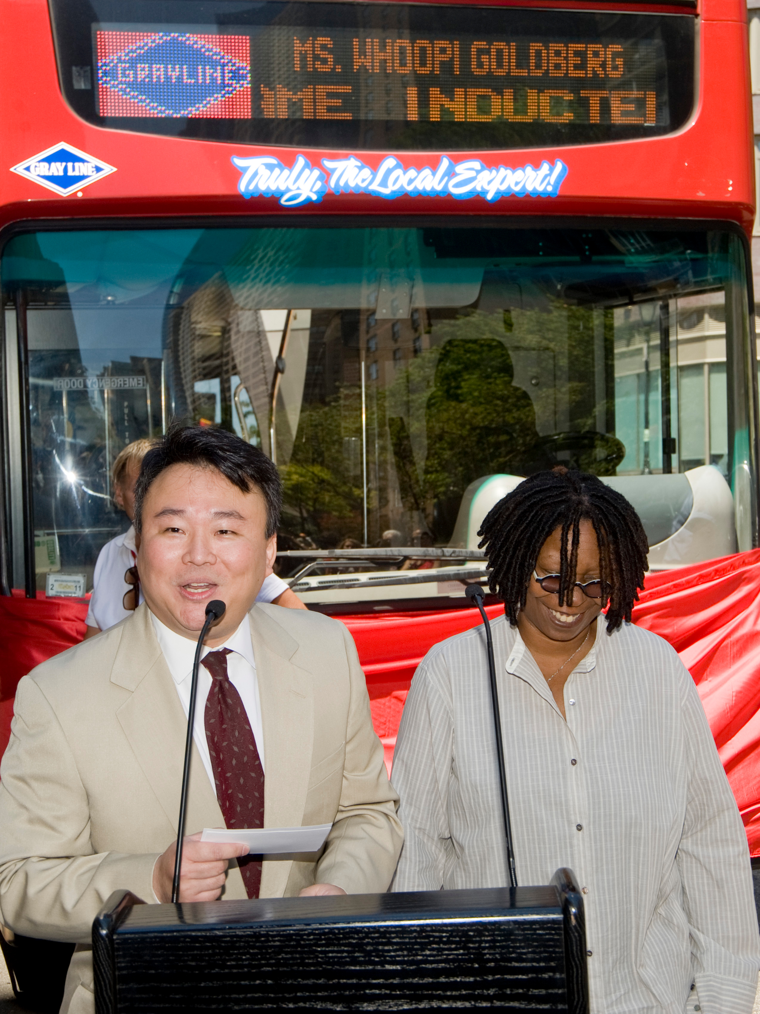 David W. Chien introduces Ride of Fame Honoree Whoopi Goldberg (July 26th, 2010).