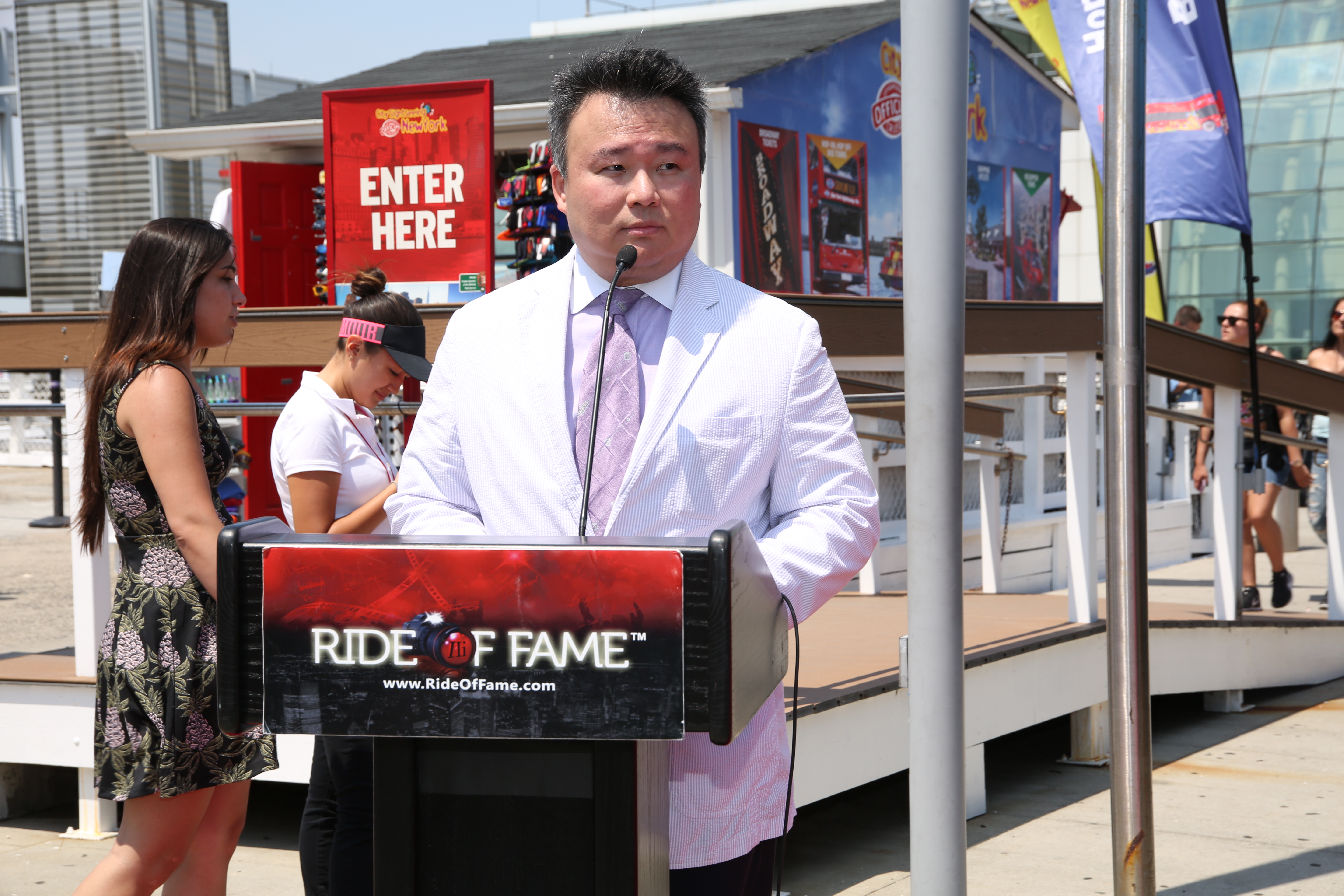 David W. Chien poses at Ride of Fame honoring Jeff Gordon (June 30th, 2015).