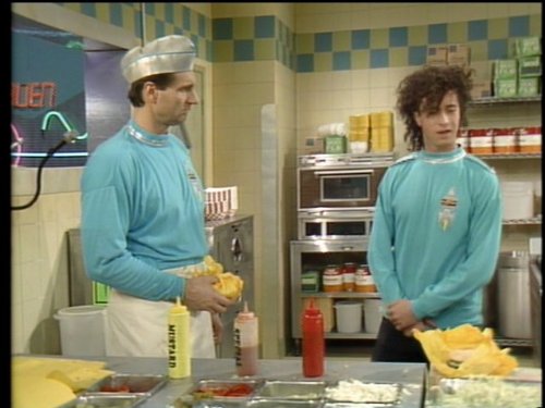 Still of Pauly Shore and Ed O'Neill in Vedes ir turi vaiku (1987)