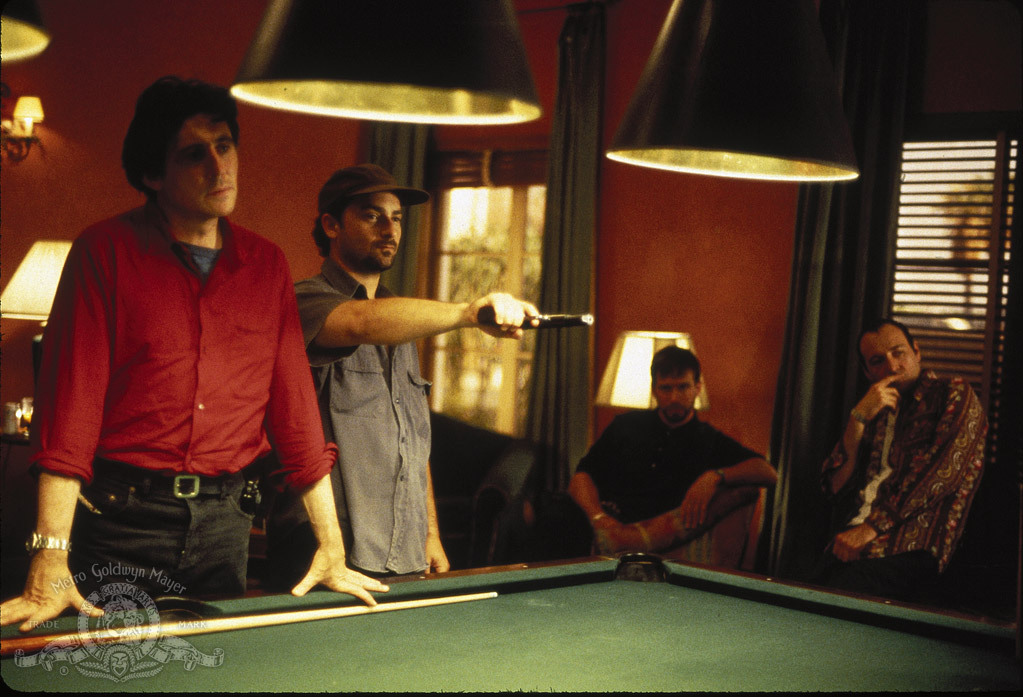 Still of Kevin Spacey, Stephen Baldwin, Gabriel Byrne and Kevin Pollak in Iprasti itariamieji (1995)