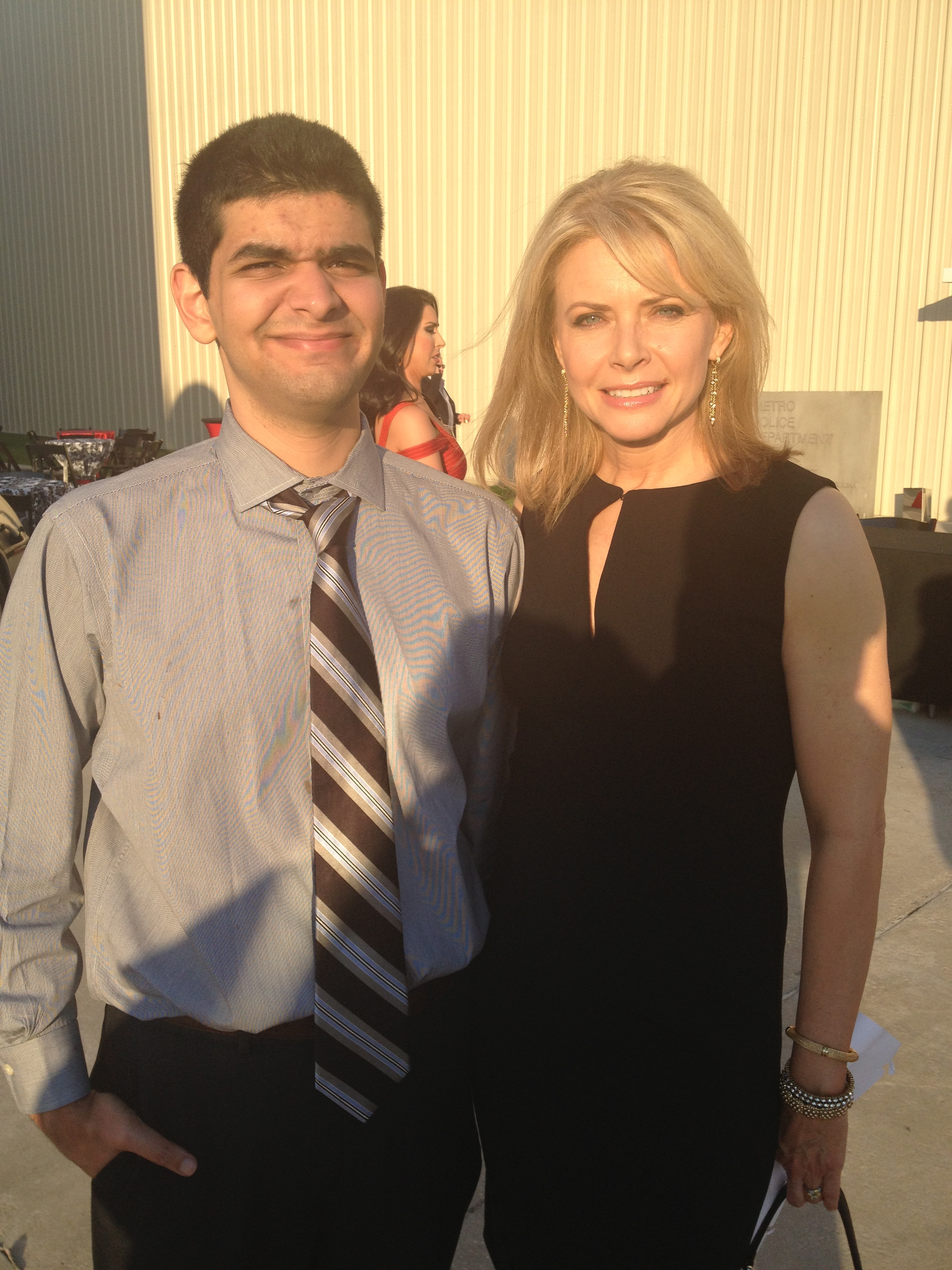 Warren Mitchell and Faith Ford at a Louisiana Film and Entertainment Association event