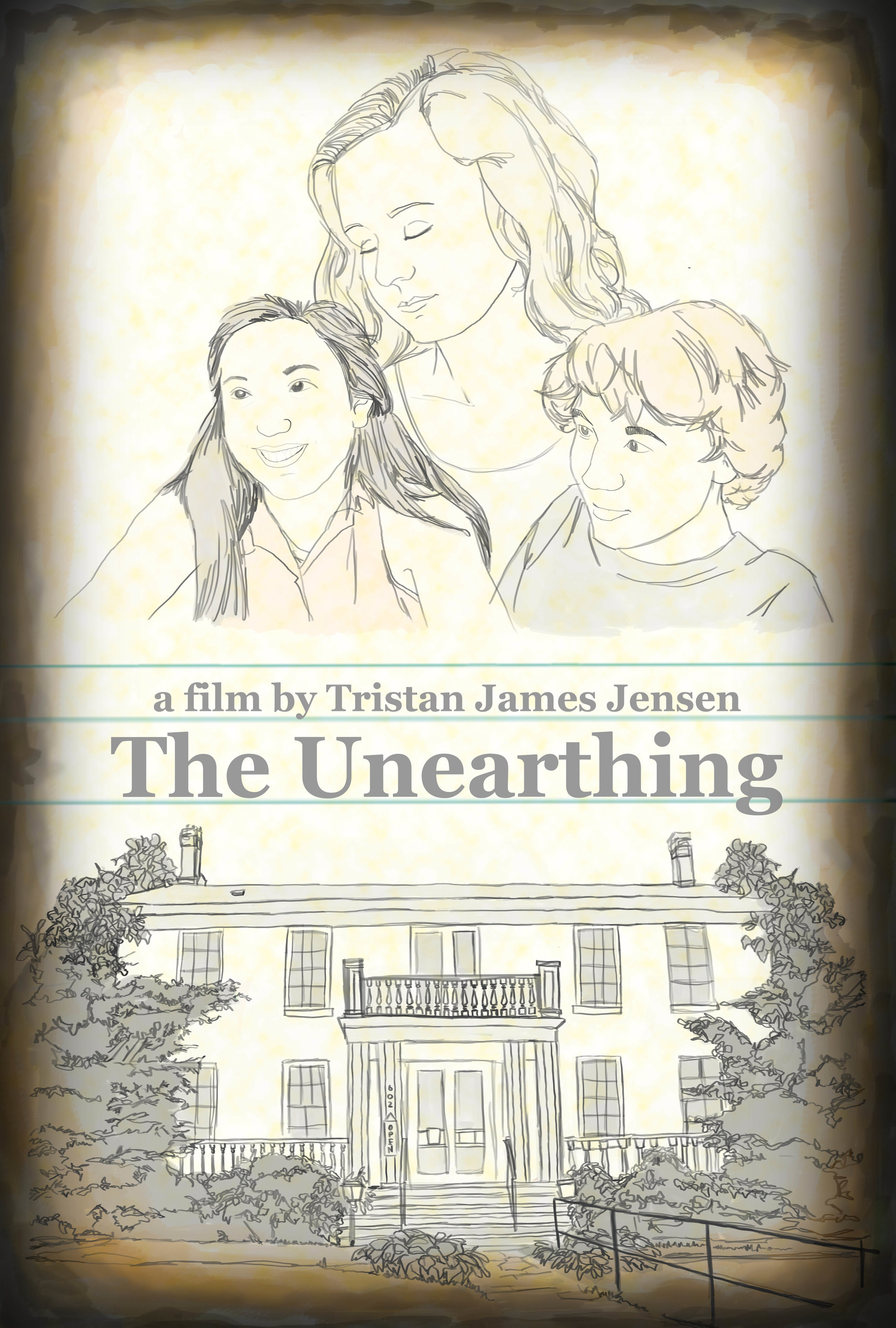Riley Yeary, Kaleb Miller and Angelina Masciopinto in The Unearthing (2015)