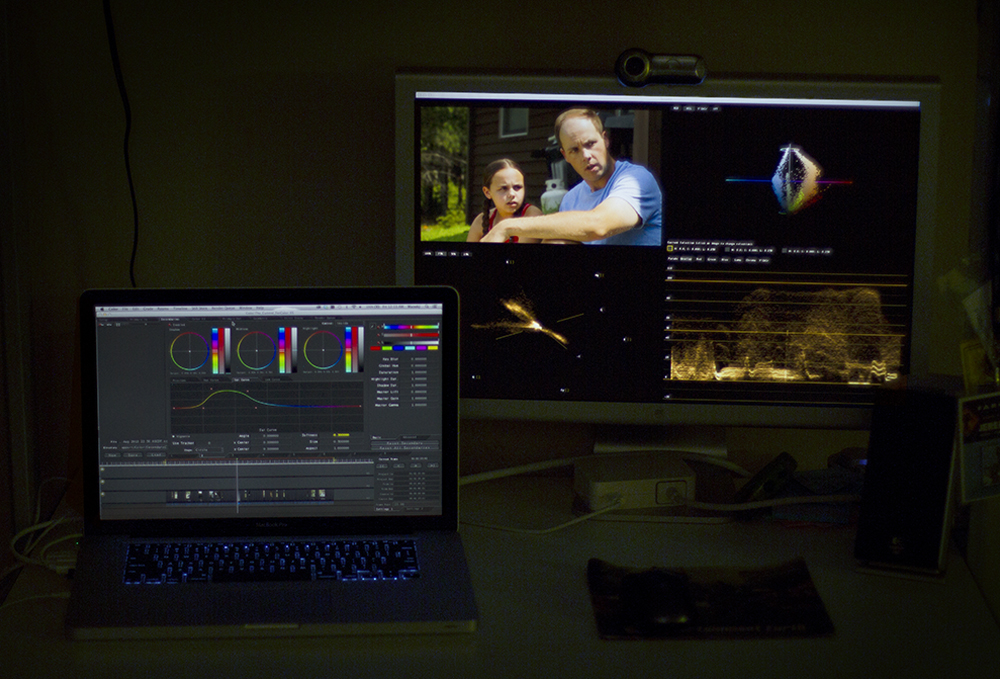 Color grading the feature film, 