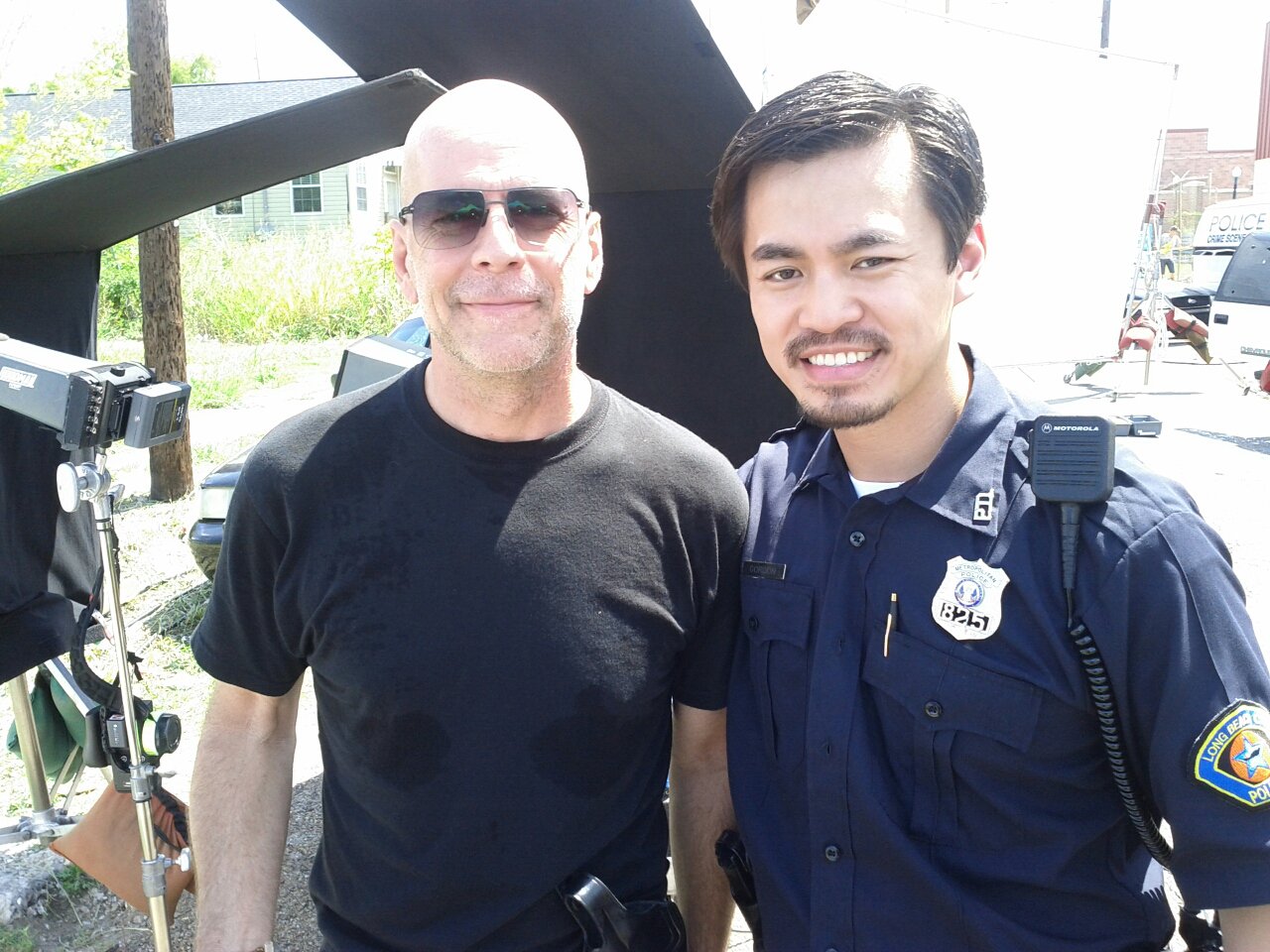 Wrapped with Bruce Willis on FIRE WITH FIRE