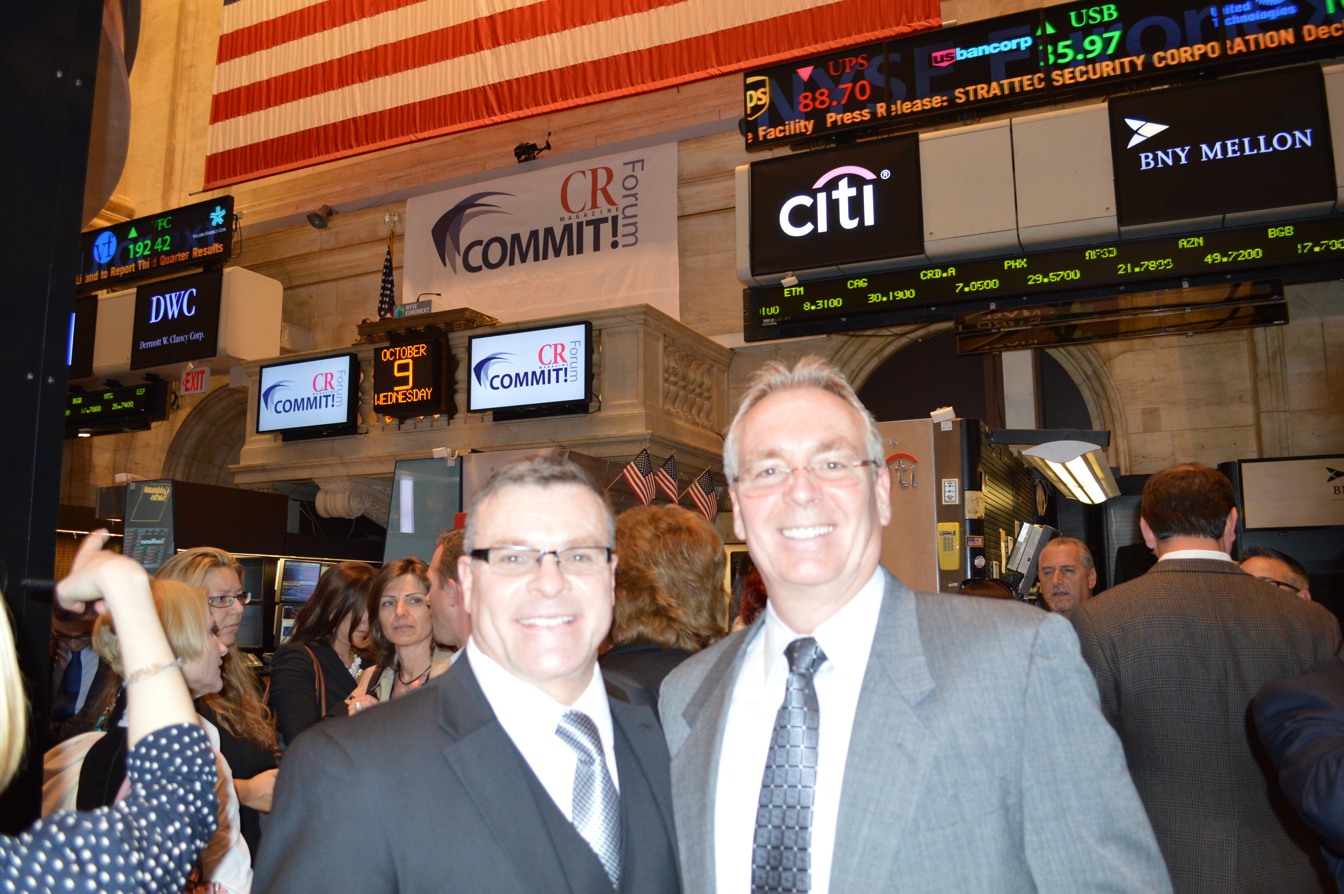 Robert Nash NYSE 2013 CROA Closing Bell Ceremonies