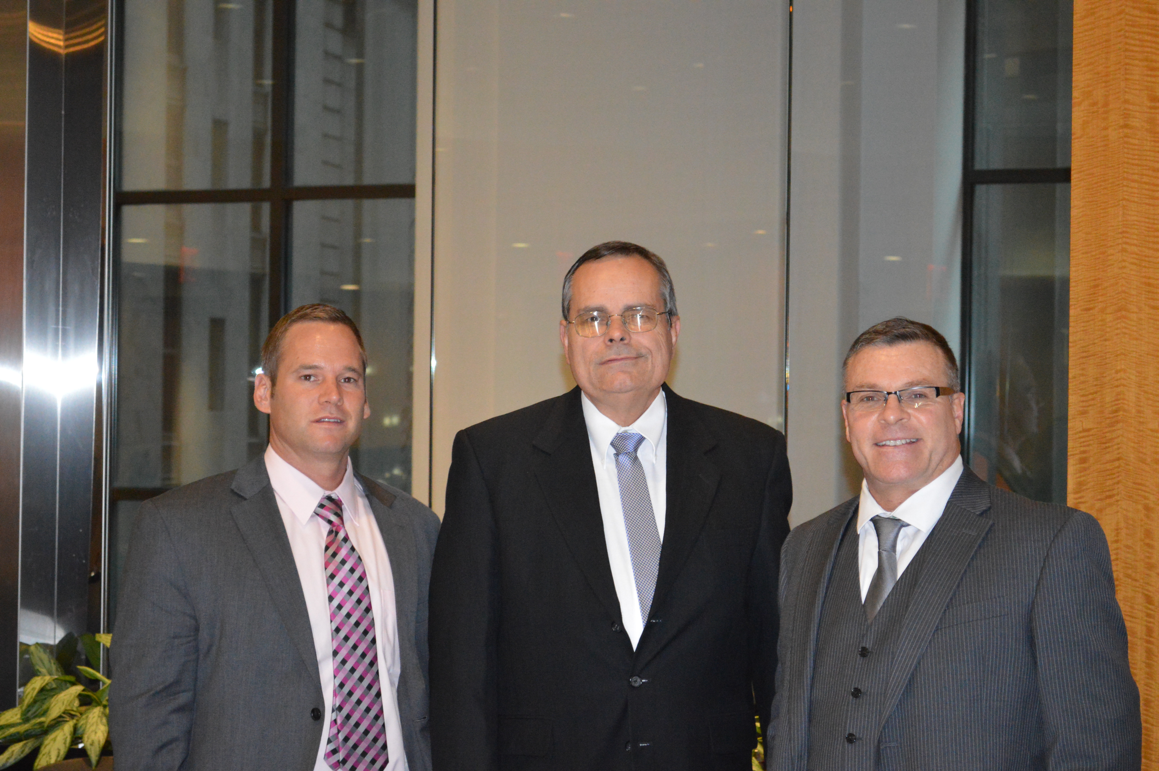 TD Bank 2 Wall St. NYC - Nick Peters, David Stewart and Robert Nash of Nash Holdings, Inc.