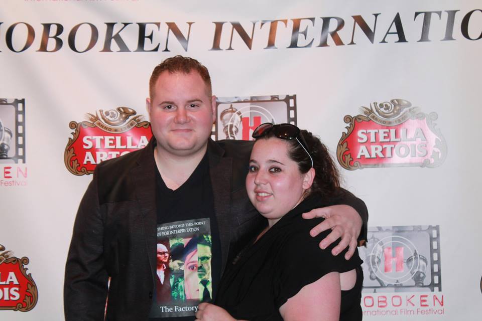 At The Hoboken International film festival with Producer/Casting Director Melissa Cohen