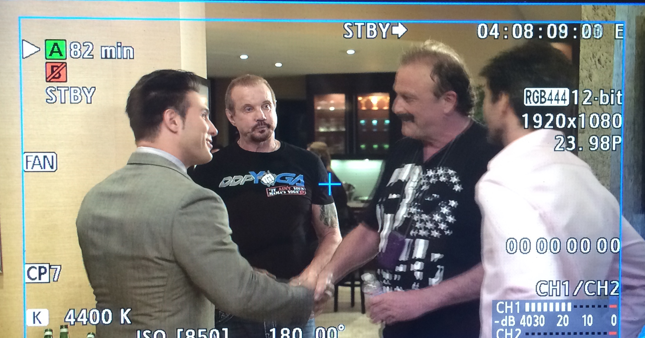Epic part of the movie being with Jake The Snake Roberts, DDP and Marc Yellin