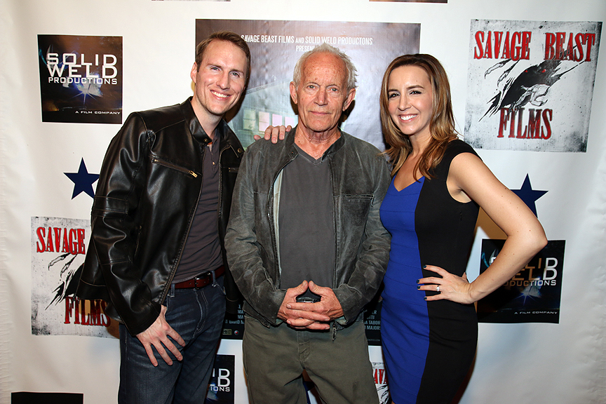 Lake Eerie Red Carpet Event and Private Concert by Soundtrack Band: Le Reverie at House of Blues Sunset Strip in Los Angeles, CA August 2014. Director/Producer: Chris Majors, Lake Eerie Star: Lance Henriksen, Writer/Producer/Star: Meredith Majors.