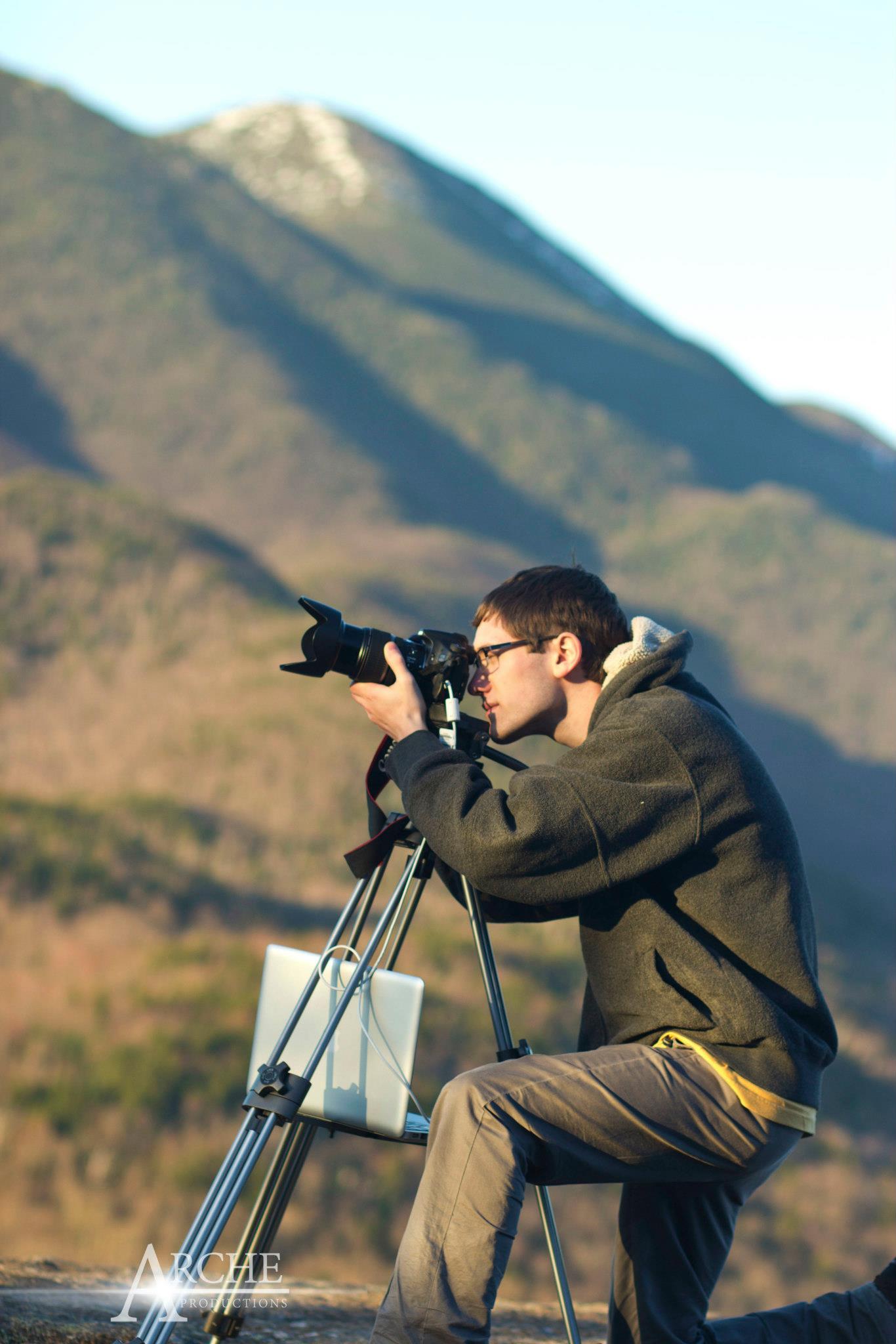 Matthew Elton shooting on a Canon 60D for 