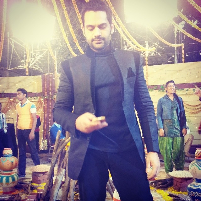 Gaurav Nanda On The Sets Of Yeh Hai Mohobbatein TV Show