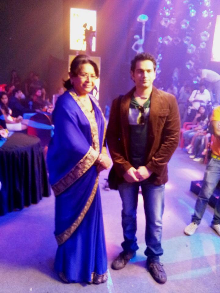 Gaurav Nanda With All Time Legend HELEN