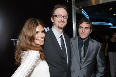 Joaquin Phoenix, James Gray and Eva Mendes at event of We Own the Night (2007)