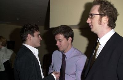 Mark Wahlberg, Joaquin Phoenix and James Gray