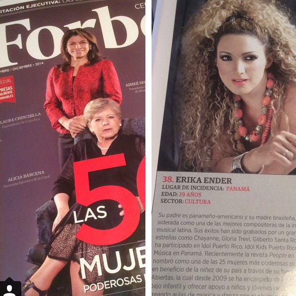 As one of the most 50 influential women of 2014 according to Forbes Magazine en Español