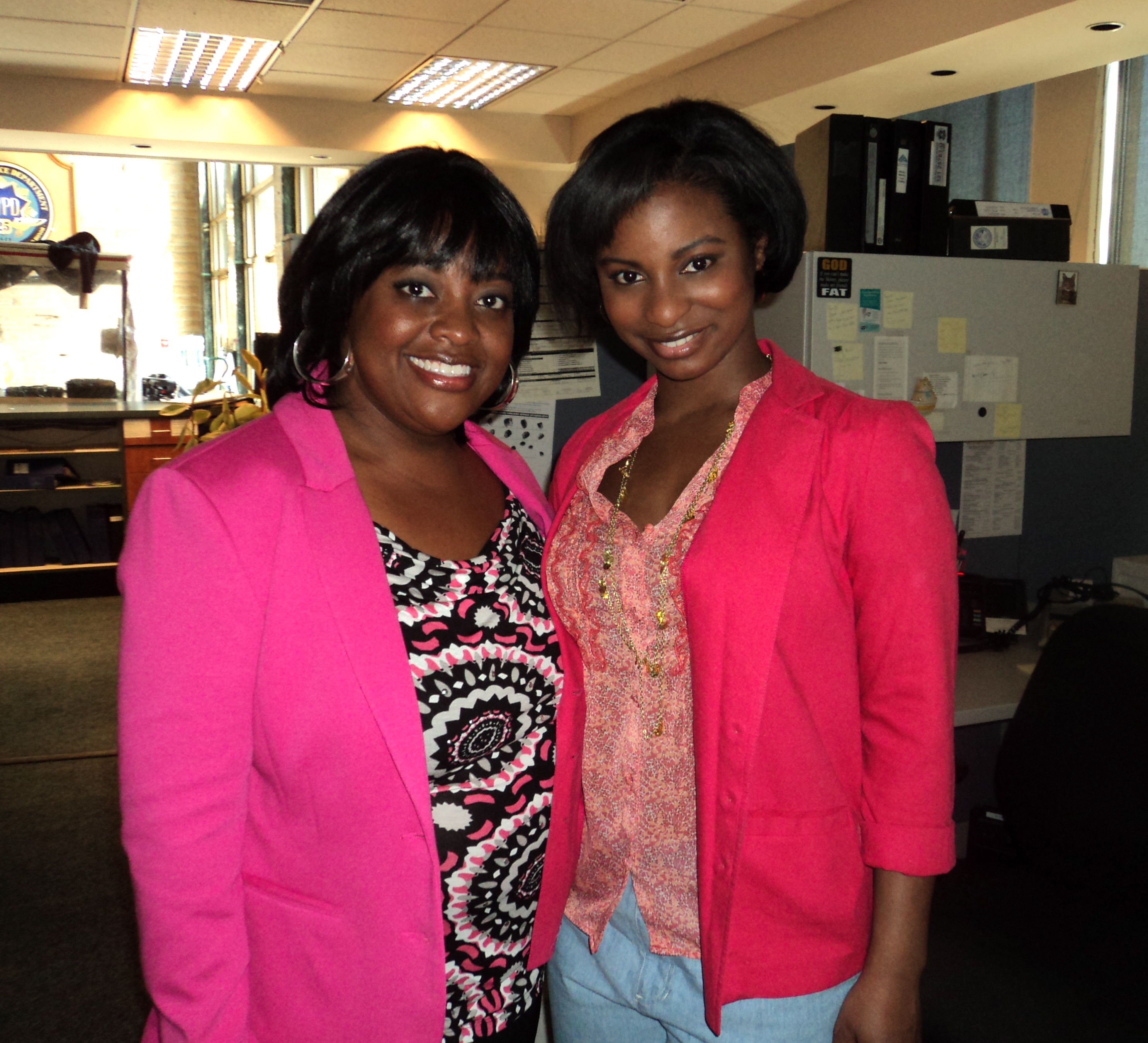 Sherri Shepherd and Heather-Claire Nortey play older and younger Joy White in 